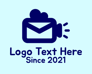 Broadcasting - Video Camera Mail logo design