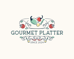 Gourmet Spicy Restaurant logo design