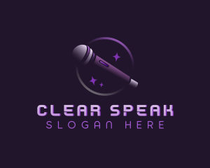 Speech - Studio Mic Media logo design