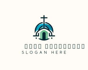 Catholic Cathedral Church logo design