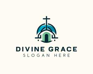 Christ - Catholic Cathedral Church logo design