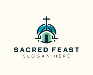 Catholic Cathedral Church logo design