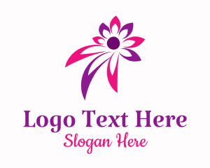 Flower Market - Abstract Flower Spa logo design