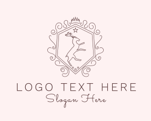 Luxury - Royal Stag Crest logo design