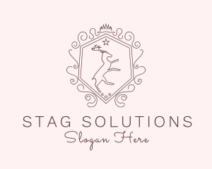 Royal Stag Crest logo design