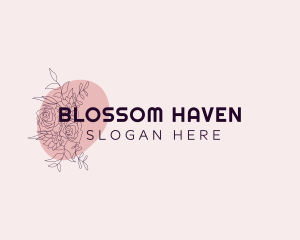 Flowers - Elegant Floral Shop logo design
