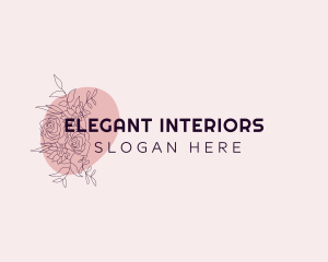 Elegant Floral Shop logo design