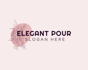 Elegant Floral Shop logo design