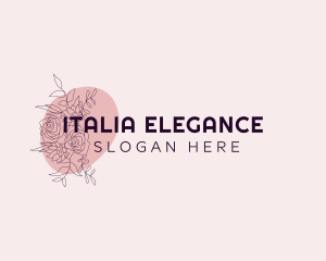 Elegant Floral Shop logo design