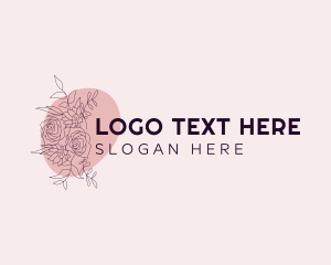 Cosmetics - Elegant Floral Shop logo design