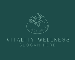 Flower Wellness Salon logo design