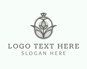 Expensive - Floral Nature Cologne logo design