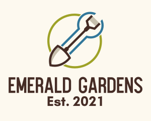 Shovel Landscape Gardening logo design