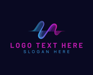 Creative - Wave Tech Digital logo design
