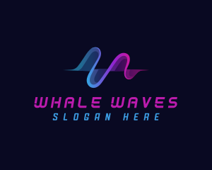 Wave Tech Digital logo design