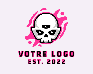 Hip Hop - Three Eye Skull Gaming logo design