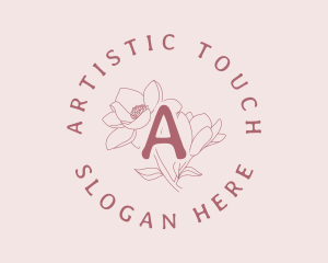 Feminine Beauty Floral logo design