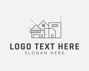 House - Architect House Residential logo design