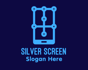 Electronics - Blue Mobile Phone App logo design