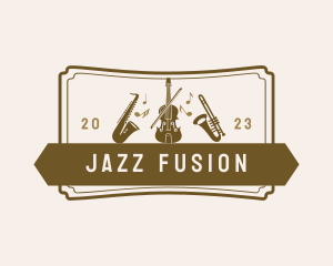 Jazz - Jazz Music Instrument logo design