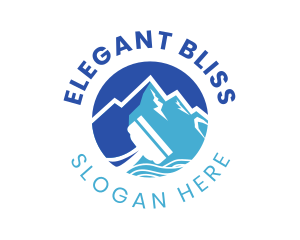 Squeegee - Blue Mountain Vacuum logo design