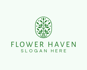 Environment Garden Plant logo design