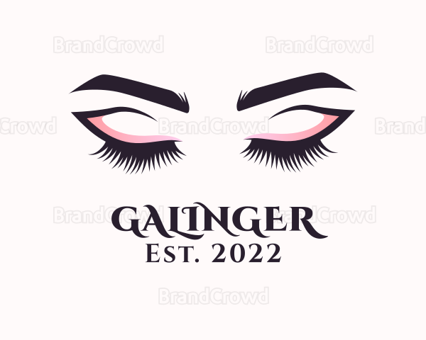 Cosmetic Eyelashes Salon Logo
