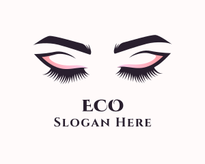 Cosmetic Eyelashes Salon Logo