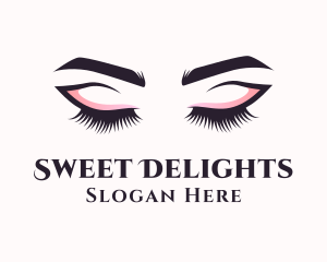 Cosmetic Eyelashes Salon Logo