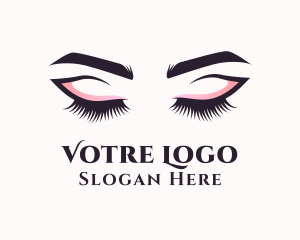 Cosmetic Eyelashes Salon Logo