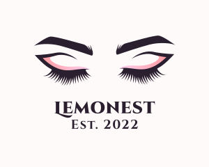 Brow - Cosmetic Eyelashes Salon logo design