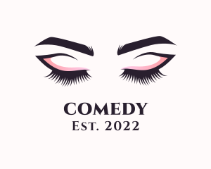 Cosmetic Eyelashes Salon logo design
