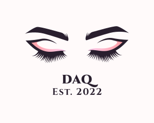 Beautiful - Cosmetic Eyelashes Salon logo design