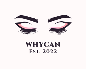 Makeup - Cosmetic Eyelashes Salon logo design