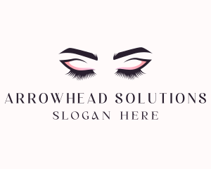 Cosmetic Eyelashes Beauty logo design