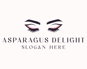 Cosmetic Eyelashes Beauty logo design