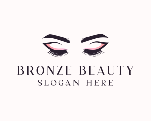 Cosmetic Eyelashes Beauty logo design