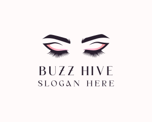 Cosmetic Eyelashes Beauty logo design