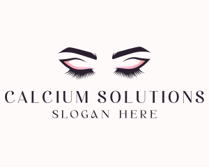 Cosmetic Eyelashes Beauty logo design