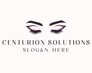 Cosmetic Eyelashes Beauty logo design