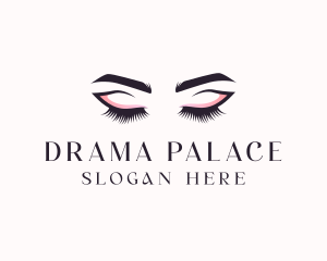 Cosmetic Eyelashes Beauty logo design