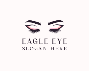 Cosmetic Eyelashes Beauty logo design