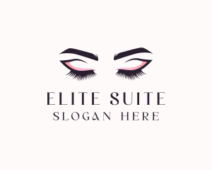 Cosmetic Eyelashes Beauty logo design