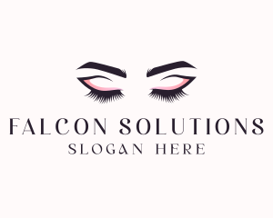 Cosmetic Eyelashes Beauty logo design