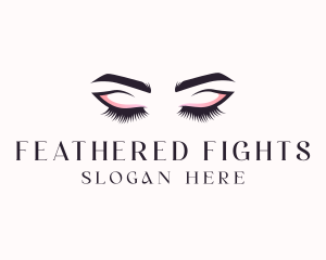 Cosmetic Eyelashes Beauty logo design