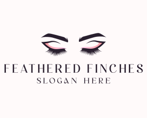 Cosmetic Eyelashes Beauty logo design