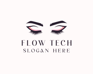 Cosmetic Eyelashes Beauty logo design