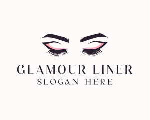 Eyeliner - Cosmetic Eyelashes Salon logo design