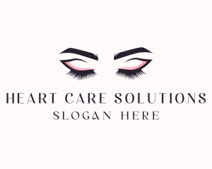 Cosmetic Eyelashes Beauty logo design