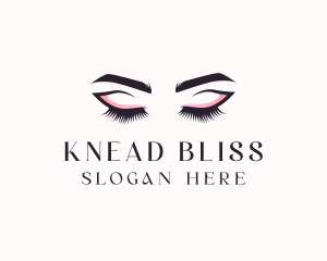 Cosmetic Eyelashes Beauty logo design